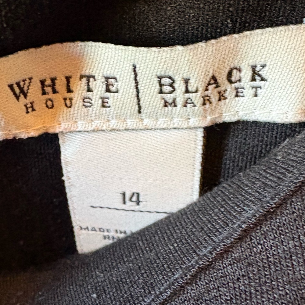 White House Black Market Black Dress - Picture 3 of 3